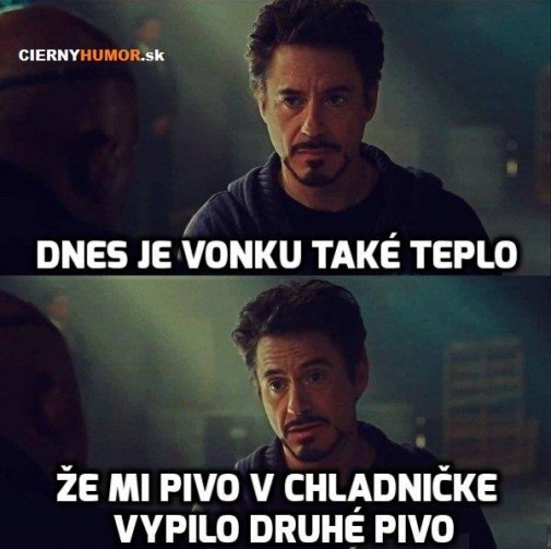 Dnes je vonku také teplo...